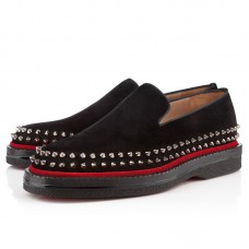 Mokasíny Christian Louboutin Fredapoitiers černé