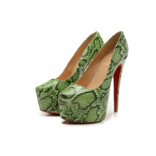 Christian Louboutin Daffodile 160mm Platformové Boty Zelené