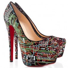 Christian Louboutin Daffodil 160mm Platformové Boty Vícebarevné