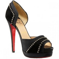 Christian Louboutin Henry 140mm Peep Toe Lodičky Černé