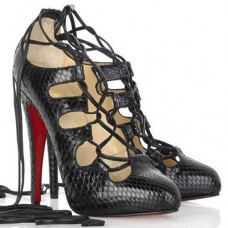Christian Louboutin Bloody 120mm Mary Jane Lodičky Černé