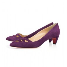 Christian Louboutin Manue 40mm Lodičky Fialové