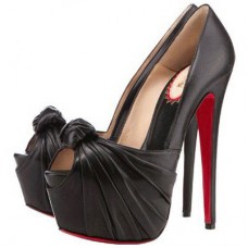 Christian Louboutin Lady Gres 160mm Peep Toe Lodičky Černé