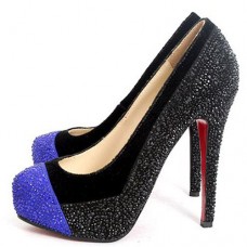 Christian Louboutin Calypso 140mm Lodičky Modré Christian Louboutin Calypso 140mm Lodičky Modré