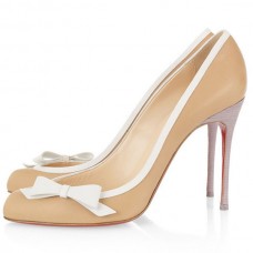 Christian Louboutin Beauty 100mm Lodičky Béžové Christian Louboutin Beauty 100mm Lodičky Béžové