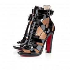 Christian Louboutin Keny 120mm Peep Toe Lodičky Černé