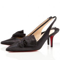 Christian Louboutin Lady Cukor 70mm Slingbacks Černá