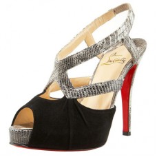 Christian Louboutin Angela 120mm slingbacks černé