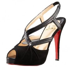 Christian Louboutin Angela 120mm slingbacks černé