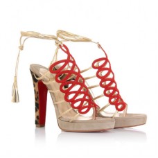 Christian Louboutin Salsbourg 120mm Sandály Taupe