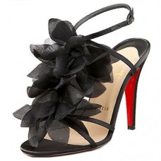 Sandály Christian Louboutin Petal 70mm černé Sandály Christian Louboutin Petal 70mm černé