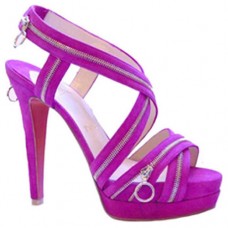 Sandály Christian Louboutin Trailer 140mm Fialové
