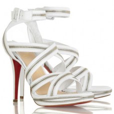 Sandály Christian Louboutin Rodita 120mm bílé
