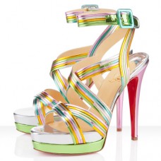 Sandály Christian Louboutin Meteorita 140mm vícebarevné Sandály Christian Louboutin Meteorita 140mm vícebarevné
