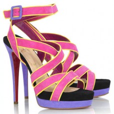 Sandály Christian Louboutin Straratata 120mm Rose Matador Sandály Christian Louboutin Straratata 120mm Rose Matador