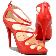 Sandály Christian Louboutin Croisilleta 120mm červené Sandály Christian Louboutin Croisilleta 120mm červené