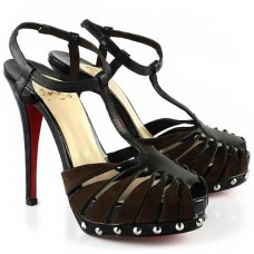 Sandály Christian Louboutin Zigounette 140mm černé Sandály Christian Louboutin Zigounette 140mm černé